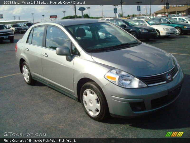 Magnetic Gray / Charcoal 2008 Nissan Versa 1.8 S Sedan