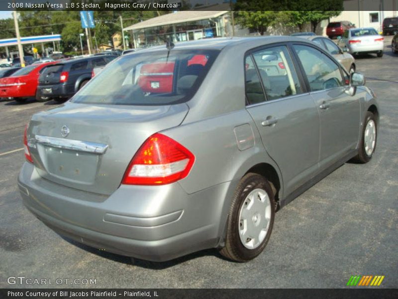 Magnetic Gray / Charcoal 2008 Nissan Versa 1.8 S Sedan