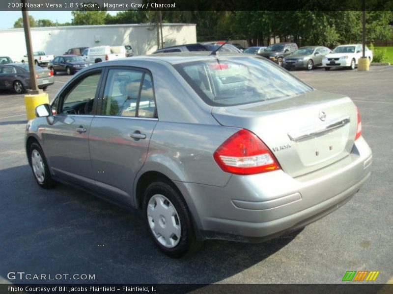 Magnetic Gray / Charcoal 2008 Nissan Versa 1.8 S Sedan