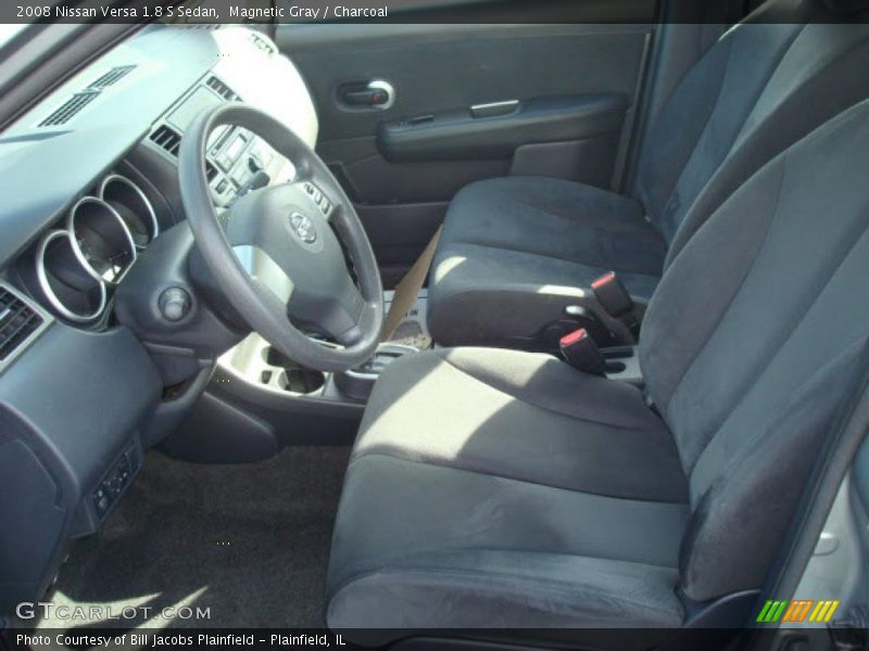 Magnetic Gray / Charcoal 2008 Nissan Versa 1.8 S Sedan