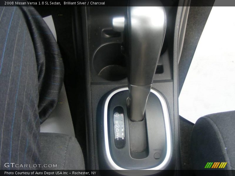 Brilliant Silver / Charcoal 2008 Nissan Versa 1.8 SL Sedan