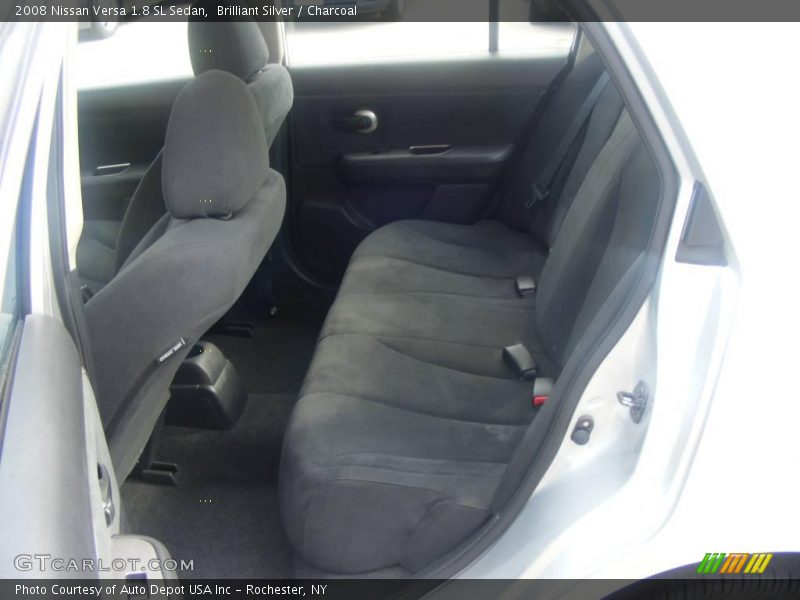 Brilliant Silver / Charcoal 2008 Nissan Versa 1.8 SL Sedan