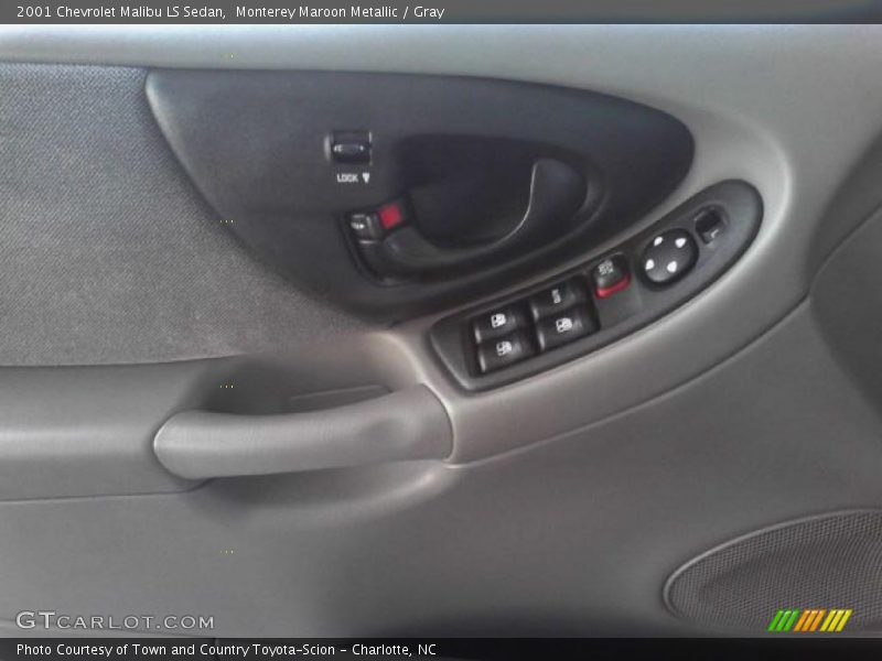 Monterey Maroon Metallic / Gray 2001 Chevrolet Malibu LS Sedan