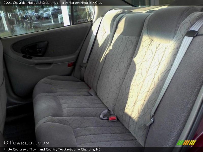 Monterey Maroon Metallic / Gray 2001 Chevrolet Malibu LS Sedan
