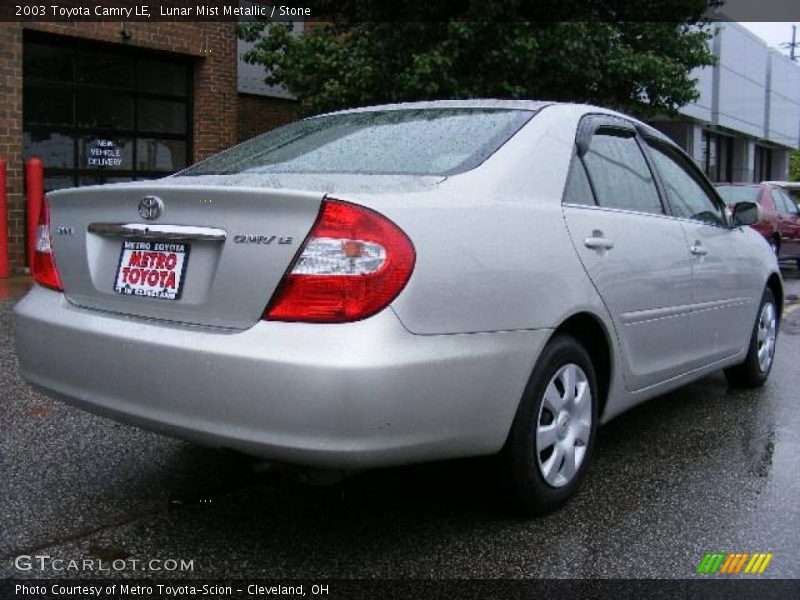 Lunar Mist Metallic / Stone 2003 Toyota Camry LE