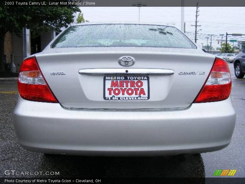 Lunar Mist Metallic / Stone 2003 Toyota Camry LE
