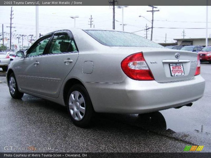 Lunar Mist Metallic / Stone 2003 Toyota Camry LE