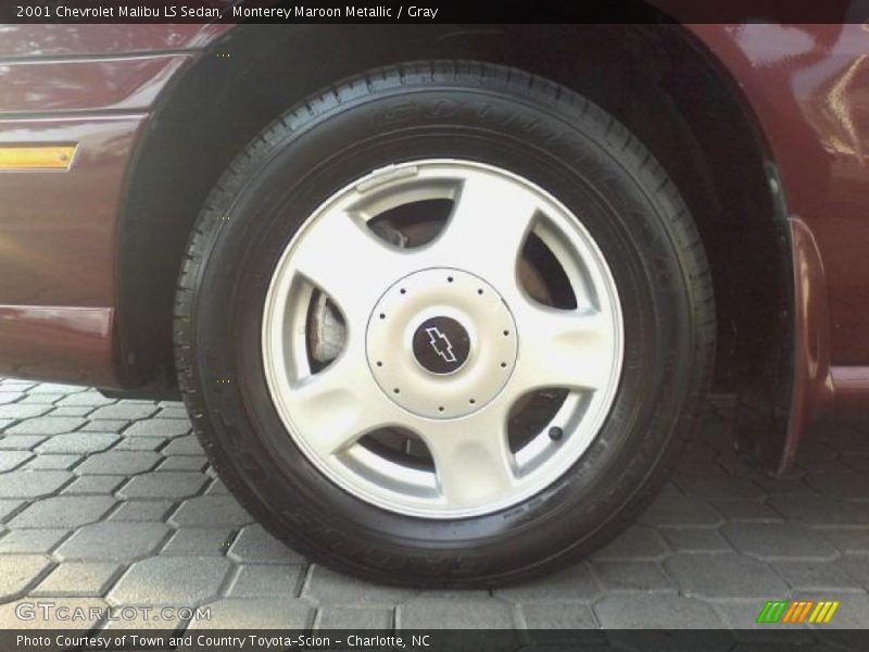 Monterey Maroon Metallic / Gray 2001 Chevrolet Malibu LS Sedan