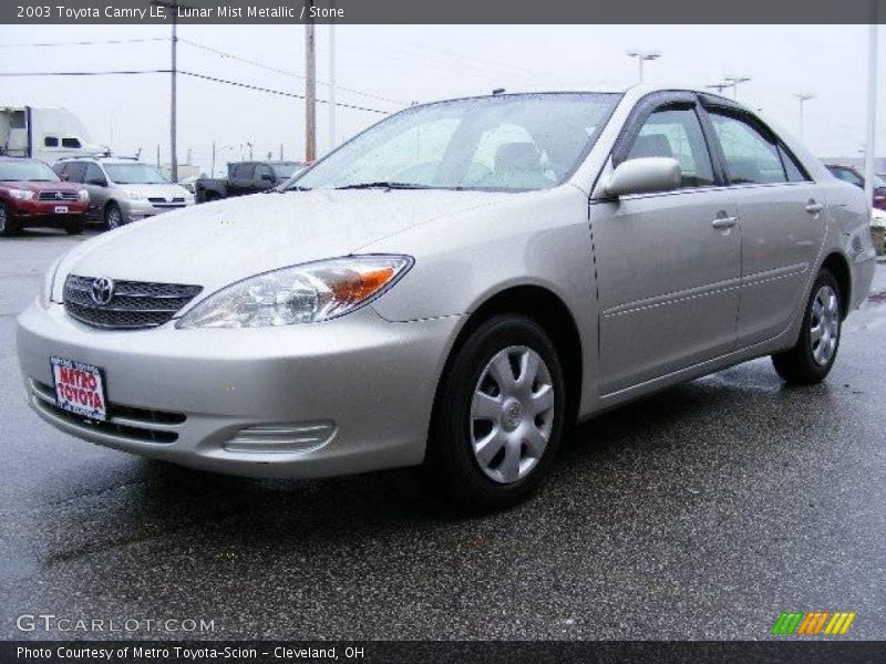 Lunar Mist Metallic / Stone 2003 Toyota Camry LE
