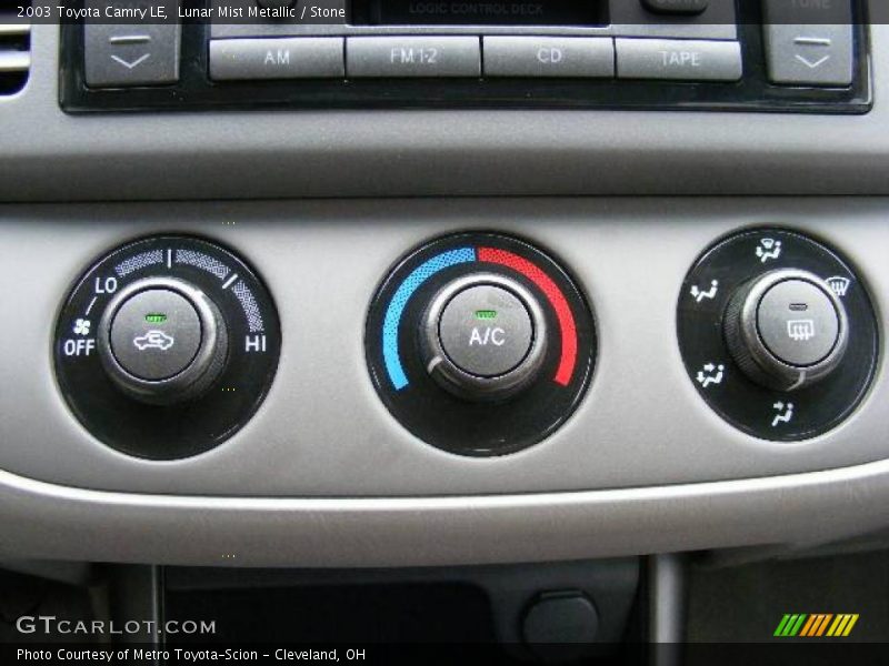 Lunar Mist Metallic / Stone 2003 Toyota Camry LE