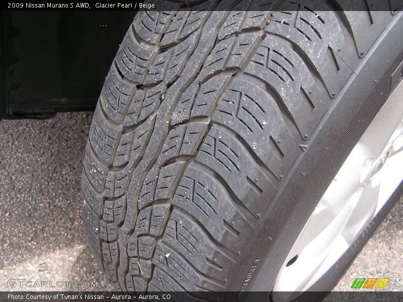 Glacier Pearl / Beige 2009 Nissan Murano S AWD