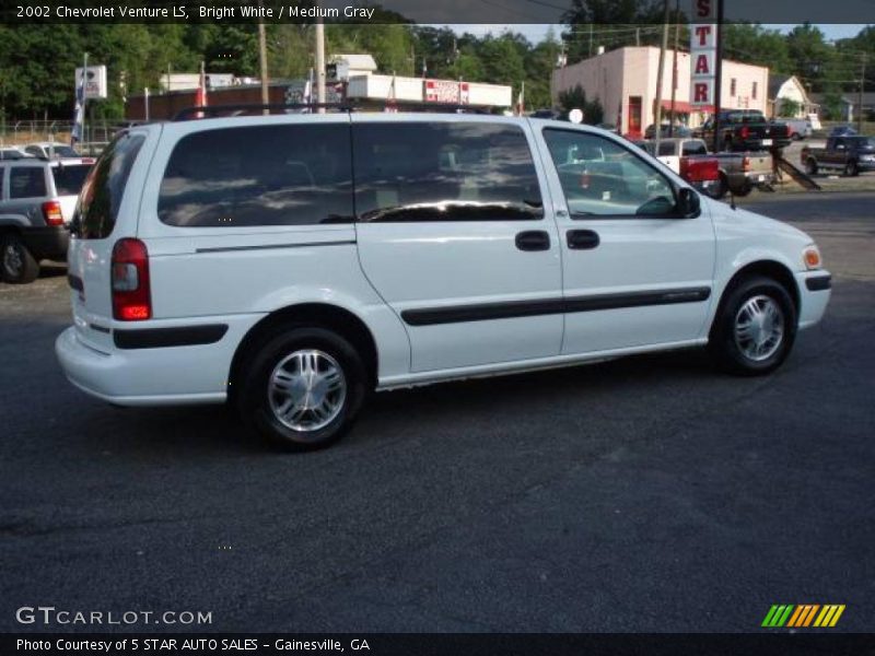 Bright White / Medium Gray 2002 Chevrolet Venture LS