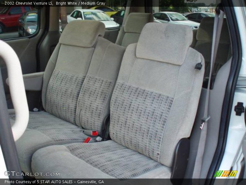 Bright White / Medium Gray 2002 Chevrolet Venture LS