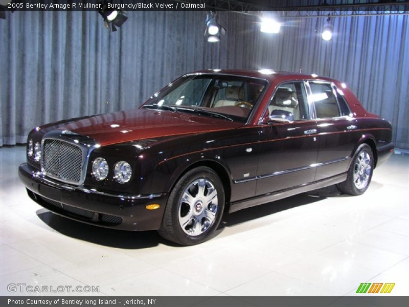 Burgundy/Black Velvet / Oatmeal 2005 Bentley Arnage R Mulliner