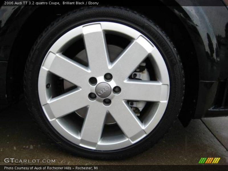 Brilliant Black / Ebony 2006 Audi TT 3.2 quattro Coupe