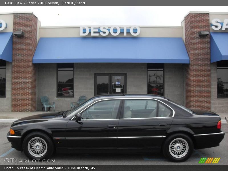 Black II / Sand 1998 BMW 7 Series 740iL Sedan