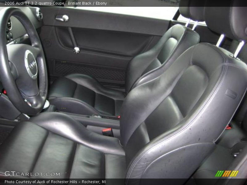 Brilliant Black / Ebony 2006 Audi TT 3.2 quattro Coupe