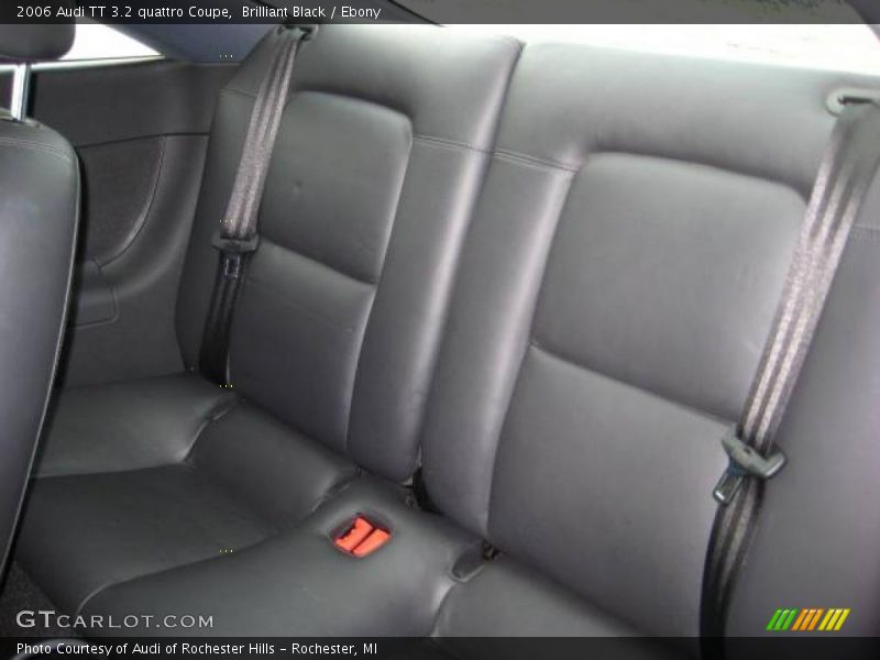 Brilliant Black / Ebony 2006 Audi TT 3.2 quattro Coupe