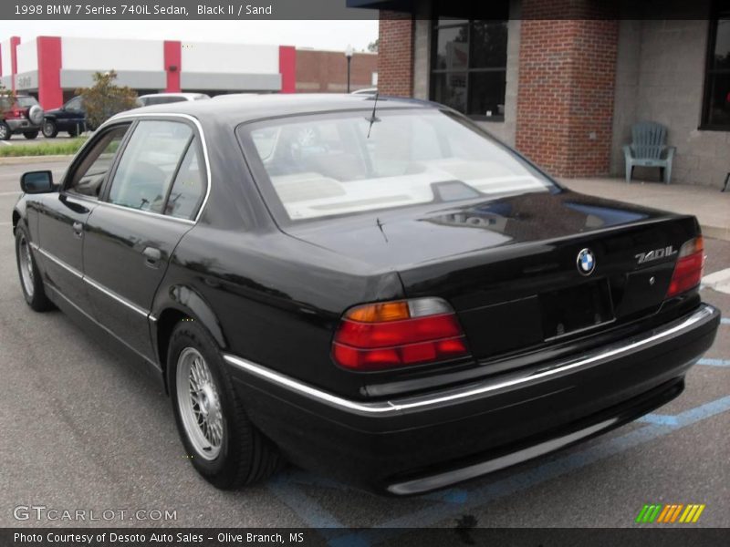 Black II / Sand 1998 BMW 7 Series 740iL Sedan