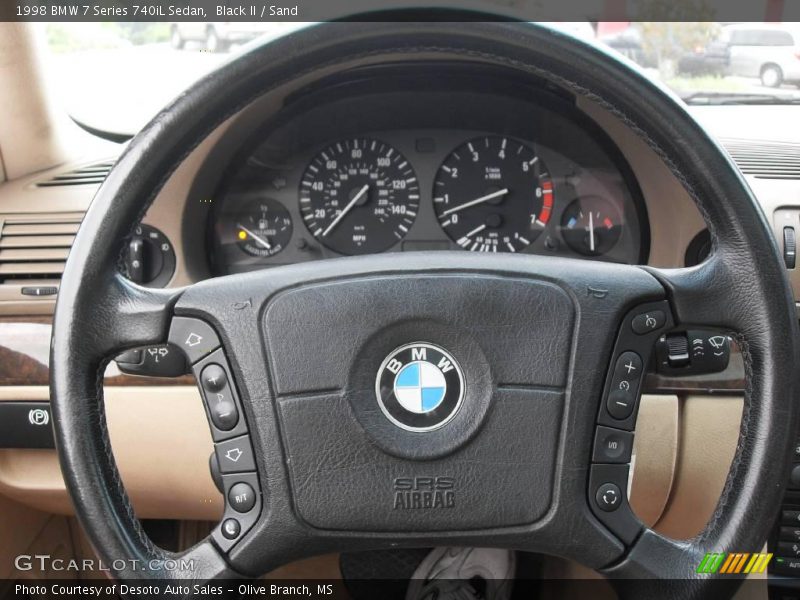 Black II / Sand 1998 BMW 7 Series 740iL Sedan