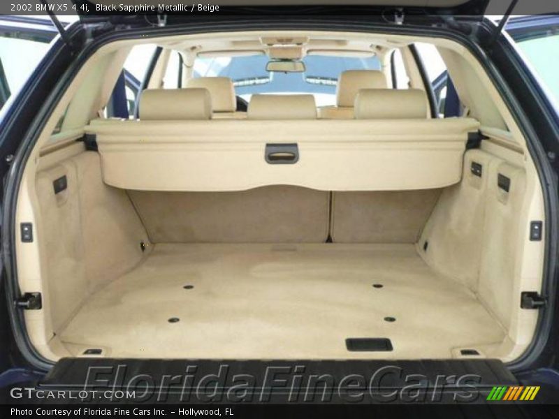 Black Sapphire Metallic / Beige 2002 BMW X5 4.4i