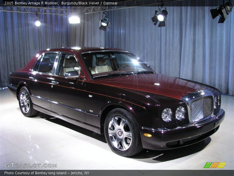 Burgundy/Black Velvet / Oatmeal 2005 Bentley Arnage R Mulliner