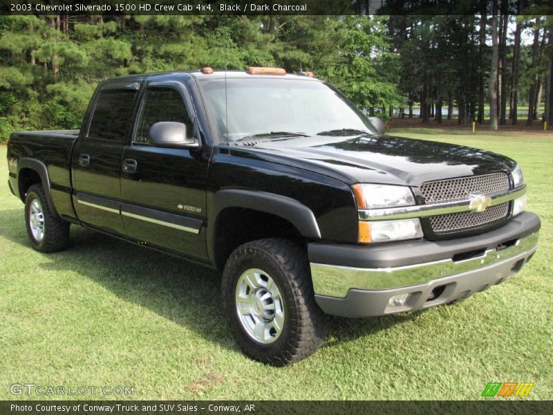Black / Dark Charcoal 2003 Chevrolet Silverado 1500 HD Crew Cab 4x4