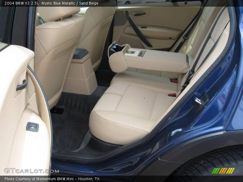 Mystic Blue Metallic / Sand Beige 2004 BMW X3 2.5i