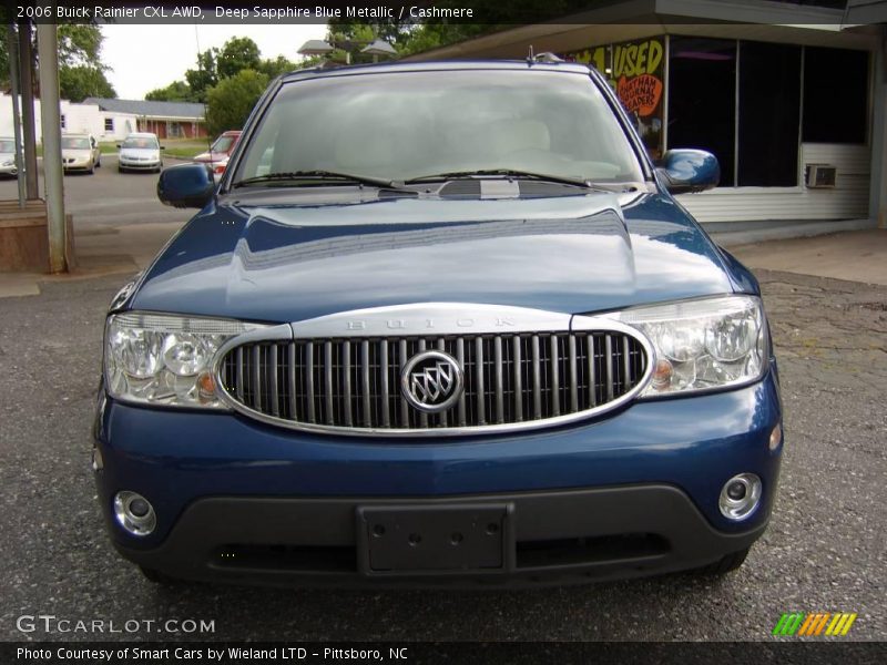 Deep Sapphire Blue Metallic / Cashmere 2006 Buick Rainier CXL AWD