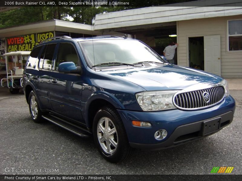 Deep Sapphire Blue Metallic / Cashmere 2006 Buick Rainier CXL AWD