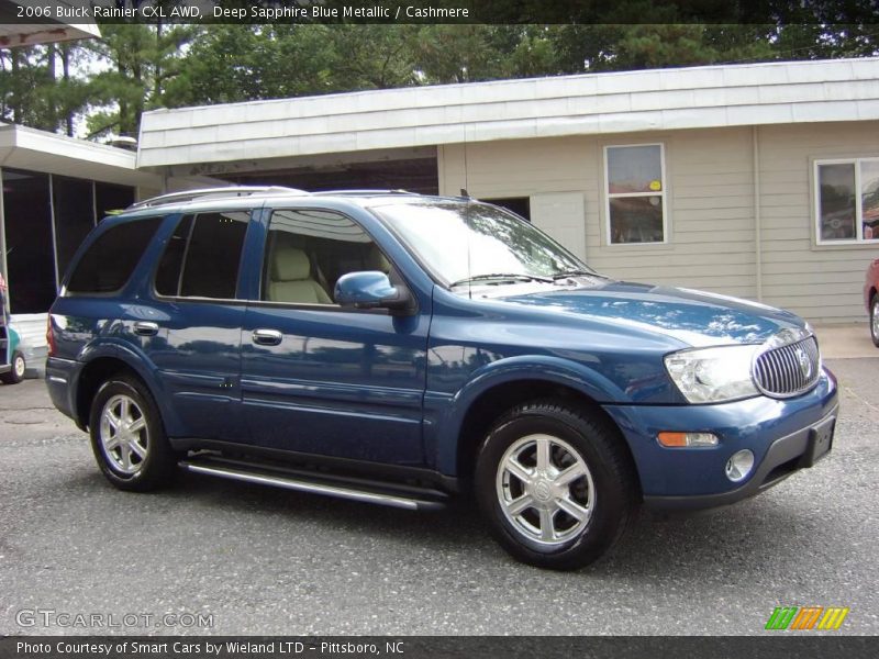 Deep Sapphire Blue Metallic / Cashmere 2006 Buick Rainier CXL AWD