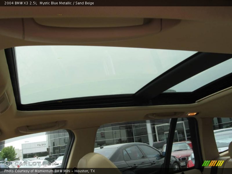 Mystic Blue Metallic / Sand Beige 2004 BMW X3 2.5i