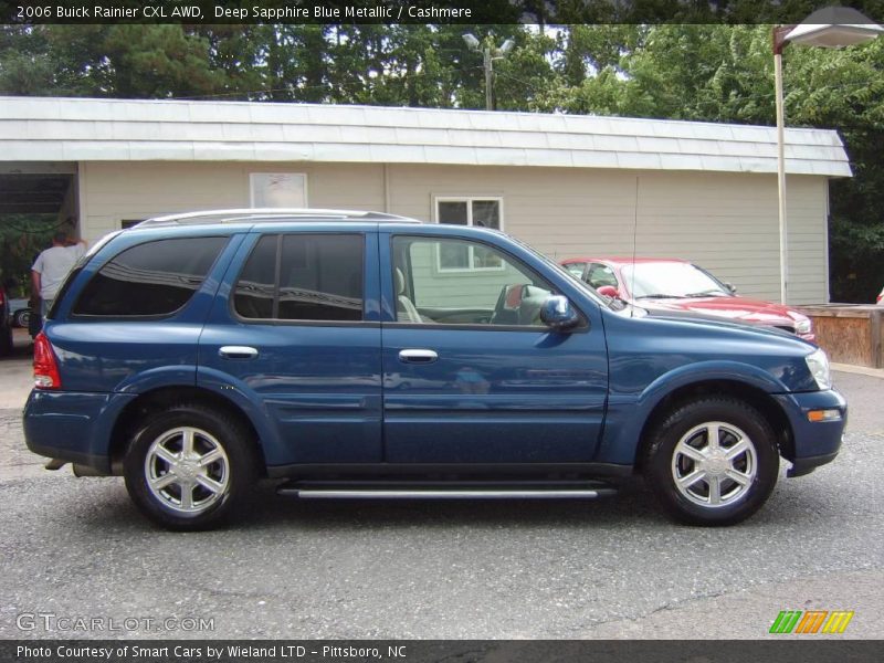 Deep Sapphire Blue Metallic / Cashmere 2006 Buick Rainier CXL AWD