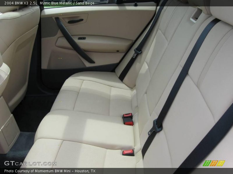 Mystic Blue Metallic / Sand Beige 2004 BMW X3 2.5i