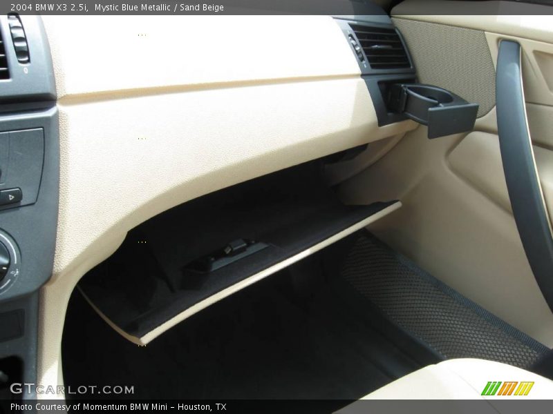 Mystic Blue Metallic / Sand Beige 2004 BMW X3 2.5i