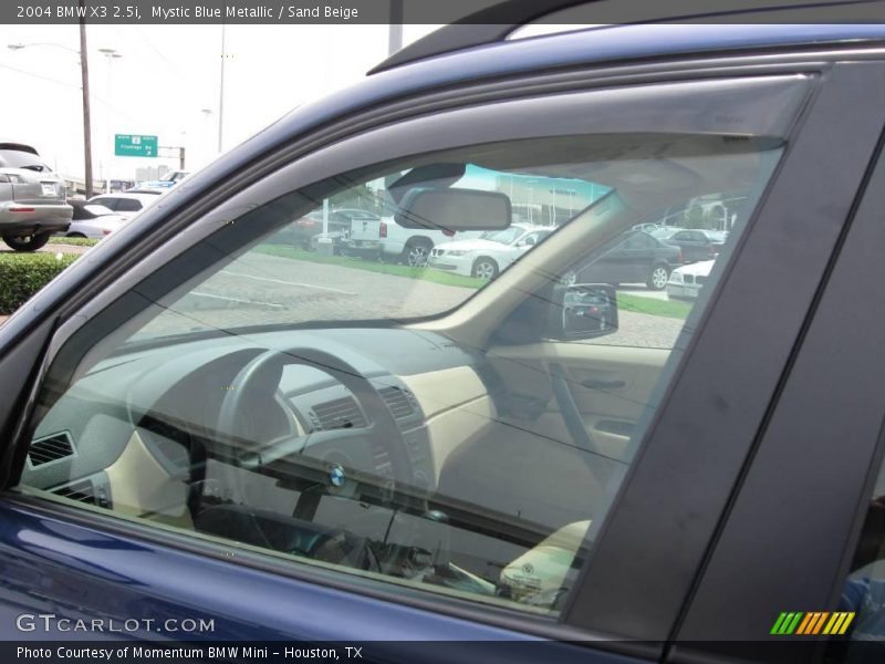 Mystic Blue Metallic / Sand Beige 2004 BMW X3 2.5i