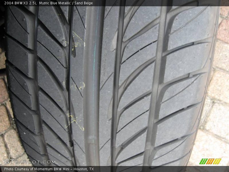 Mystic Blue Metallic / Sand Beige 2004 BMW X3 2.5i