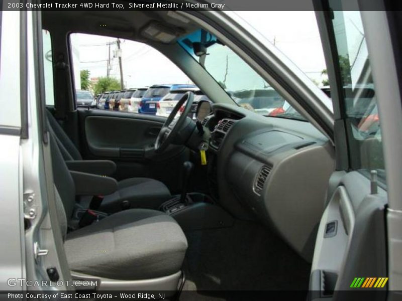 Silverleaf Metallic / Medium Gray 2003 Chevrolet Tracker 4WD Hard Top