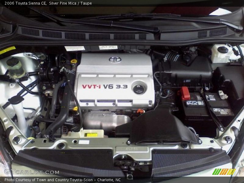 Silver Pine Mica / Taupe 2006 Toyota Sienna CE