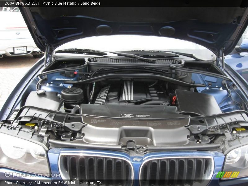 Mystic Blue Metallic / Sand Beige 2004 BMW X3 2.5i