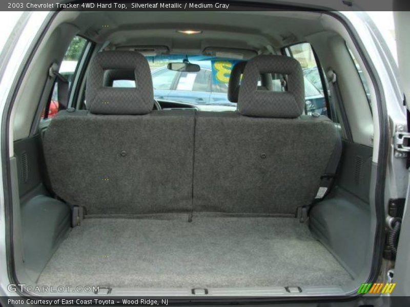 Silverleaf Metallic / Medium Gray 2003 Chevrolet Tracker 4WD Hard Top