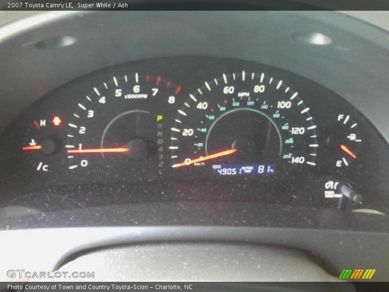 Super White / Ash 2007 Toyota Camry LE