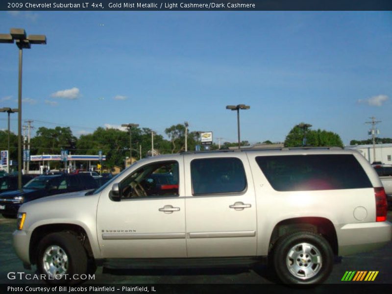 Gold Mist Metallic / Light Cashmere/Dark Cashmere 2009 Chevrolet Suburban LT 4x4