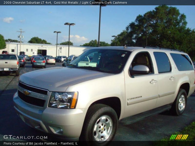 Gold Mist Metallic / Light Cashmere/Dark Cashmere 2009 Chevrolet Suburban LT 4x4