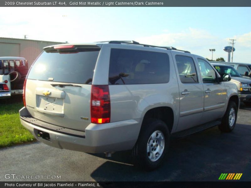 Gold Mist Metallic / Light Cashmere/Dark Cashmere 2009 Chevrolet Suburban LT 4x4