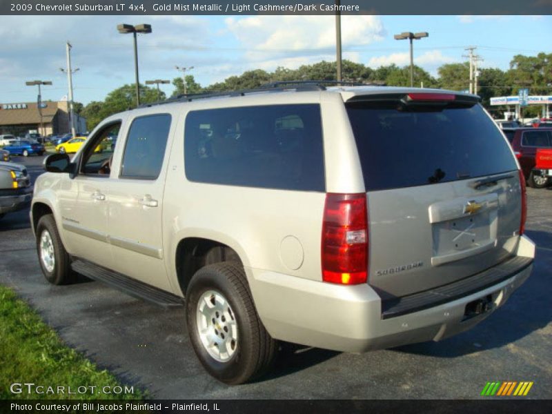 Gold Mist Metallic / Light Cashmere/Dark Cashmere 2009 Chevrolet Suburban LT 4x4
