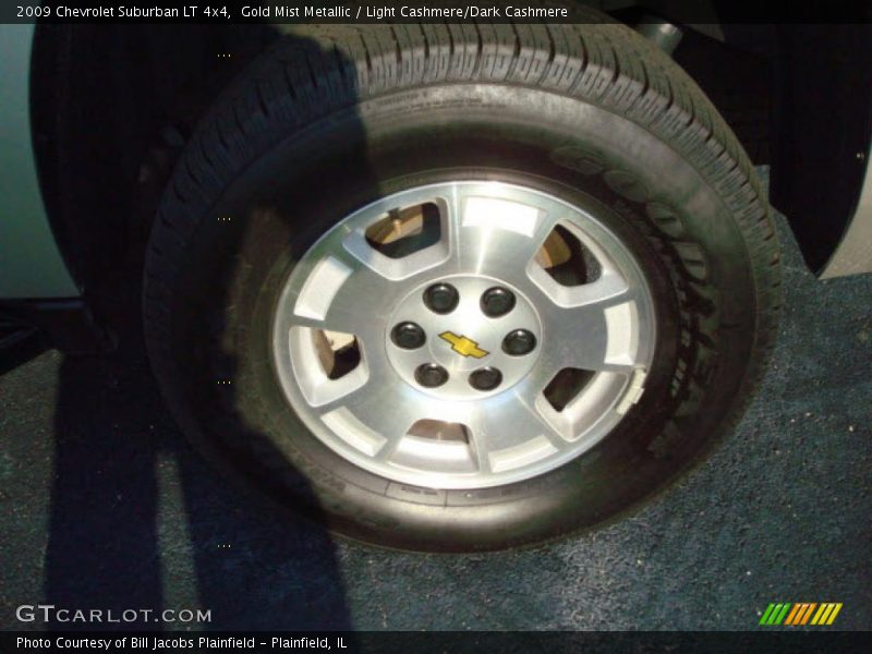 Gold Mist Metallic / Light Cashmere/Dark Cashmere 2009 Chevrolet Suburban LT 4x4