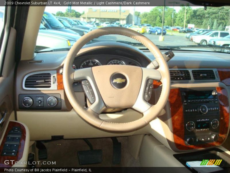 Gold Mist Metallic / Light Cashmere/Dark Cashmere 2009 Chevrolet Suburban LT 4x4