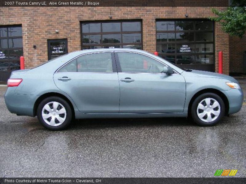 Aloe Green Metallic / Bisque 2007 Toyota Camry LE
