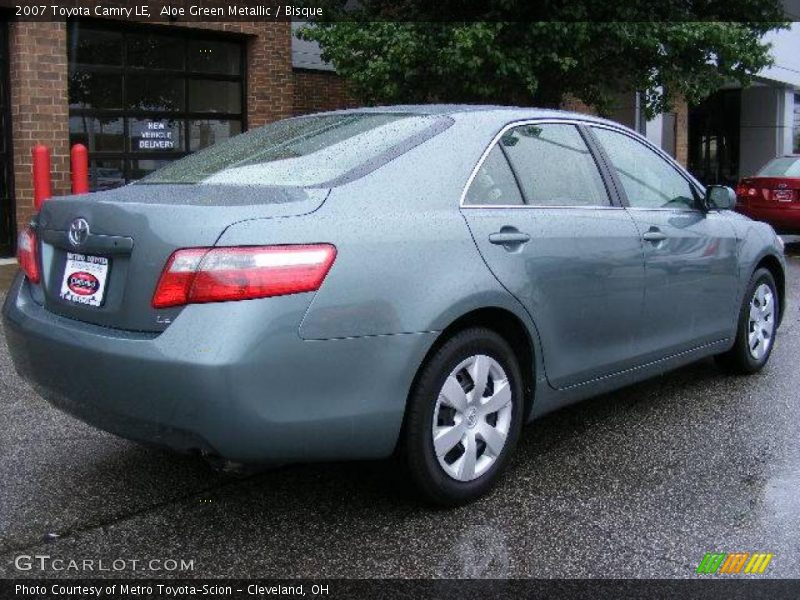Aloe Green Metallic / Bisque 2007 Toyota Camry LE